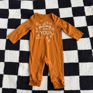 Catβ & Jack Rust Bodysuit - Falling for You Design